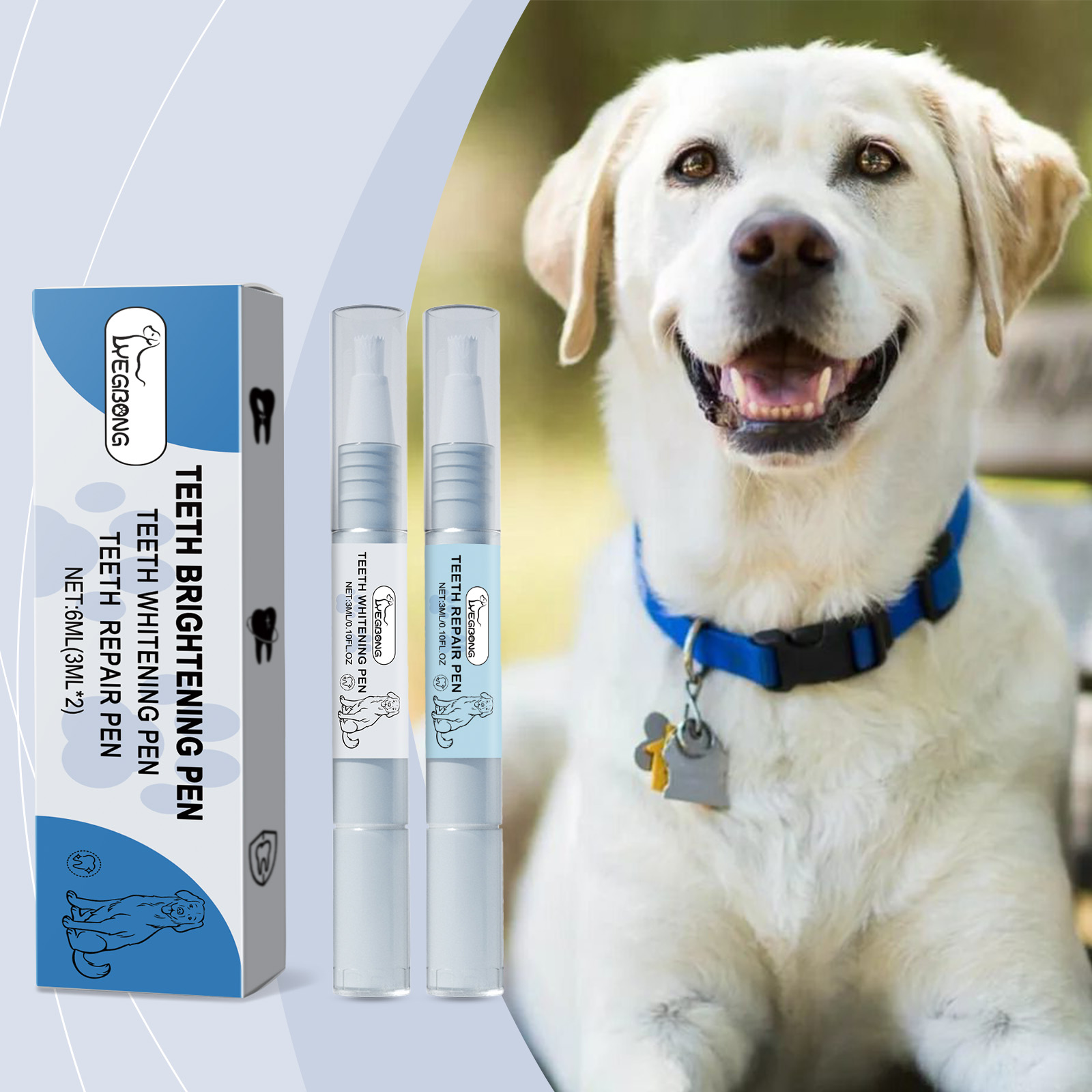 Teeth Whitening Pens - 강아지와 고양이용 반려동물 치아 미백 펜