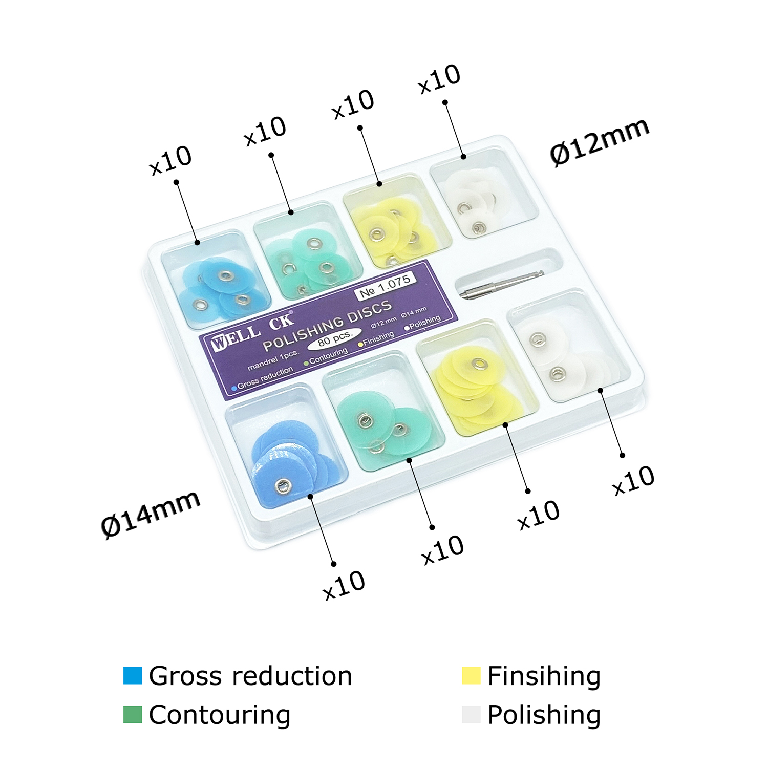 WELL CK 40/80Pcs 치과 연마 디스크 총 감 - Teeth Whitening Kit 리뷰 및 가격