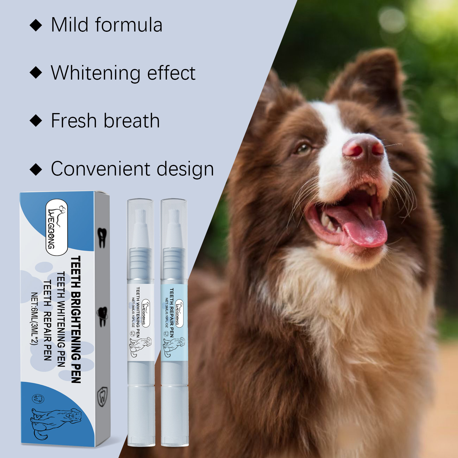 강아지와 고양이용 반려동물 치아 미백 펜 세트, 치석  - Teeth Whitening Pens 리뷰 및 가격