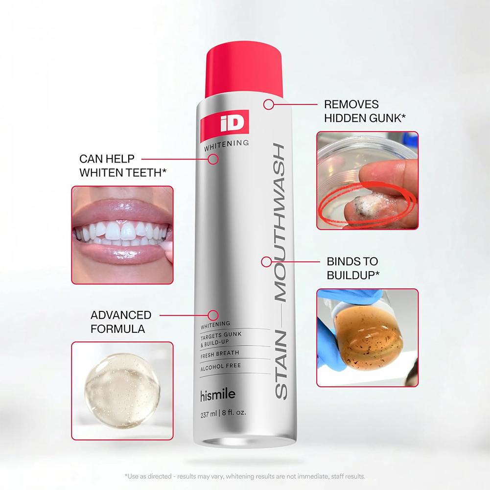 Hismile iD 알코올 프리 구강청결제 딥 클리닝  - Teeth Whitening Mouthwash 리뷰 및 가격