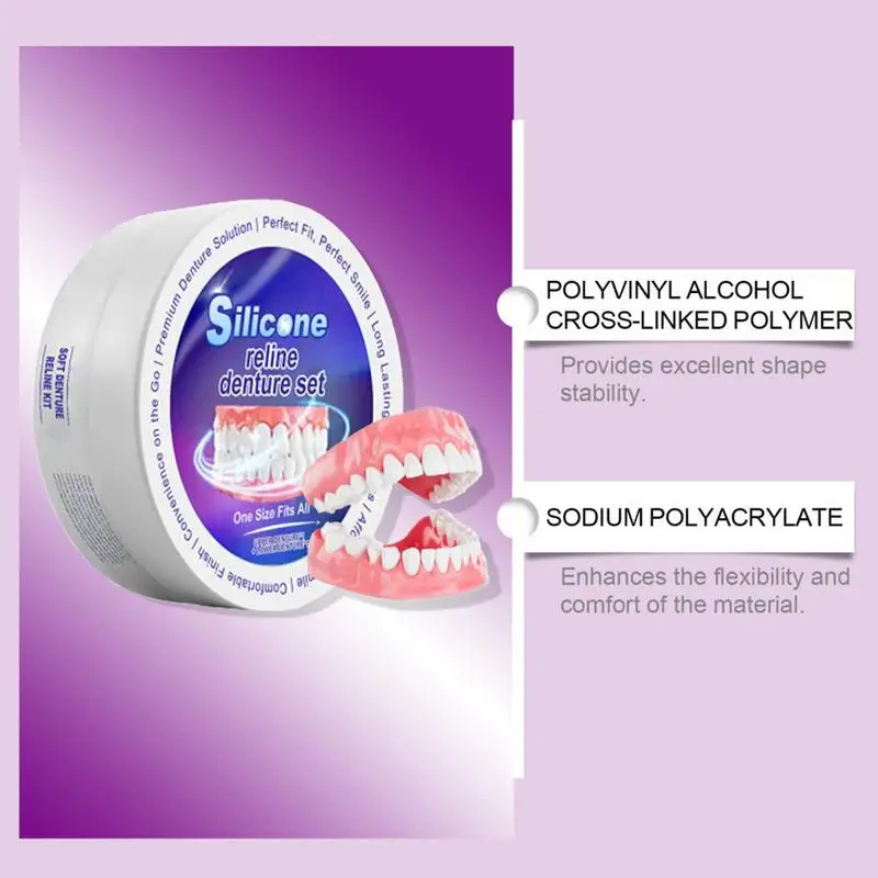 실리콘 틀니 세트 맞는 임시 치열 교정 치아 틀니 가짜 - Teeth Whitening Kit 리뷰 및 가격