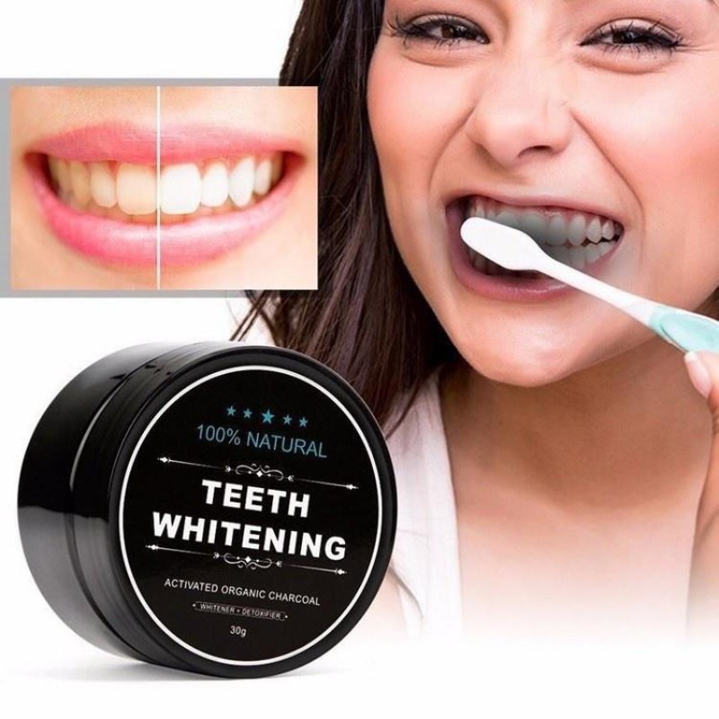활성탄 치아 미백 파우더 1박스, 숯 치아 클리닝 파우 - Teeth Whitening Pens 리뷰 및 가격