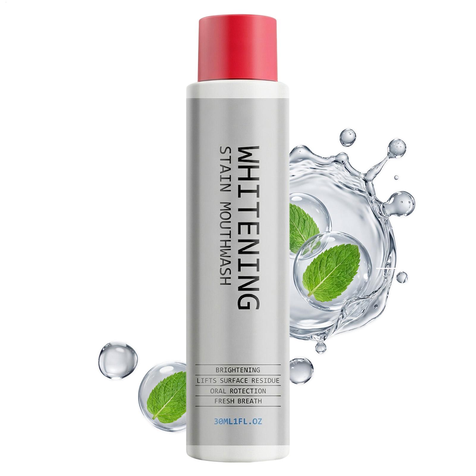 30ml 얼룩 제거 구강청결제, 냄새 제거, 치아 미백 - Teeth Whitening Mouthwash 리뷰 및 가격