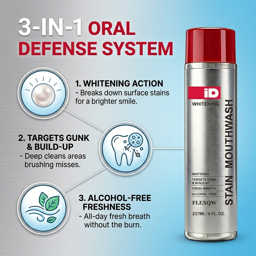 히스마일 ID 화이트닝 스테인 마우스워시 237ml 오 - Teeth Whitening Mouthwash 리뷰 및 가격
