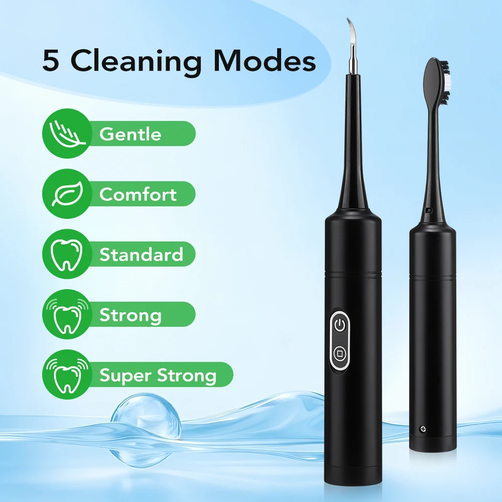 전동 음파 진동 치석 제거기 치아 미백 플라그 제거 치 - Teeth Whitening Mouthwash 리뷰 및 가격
